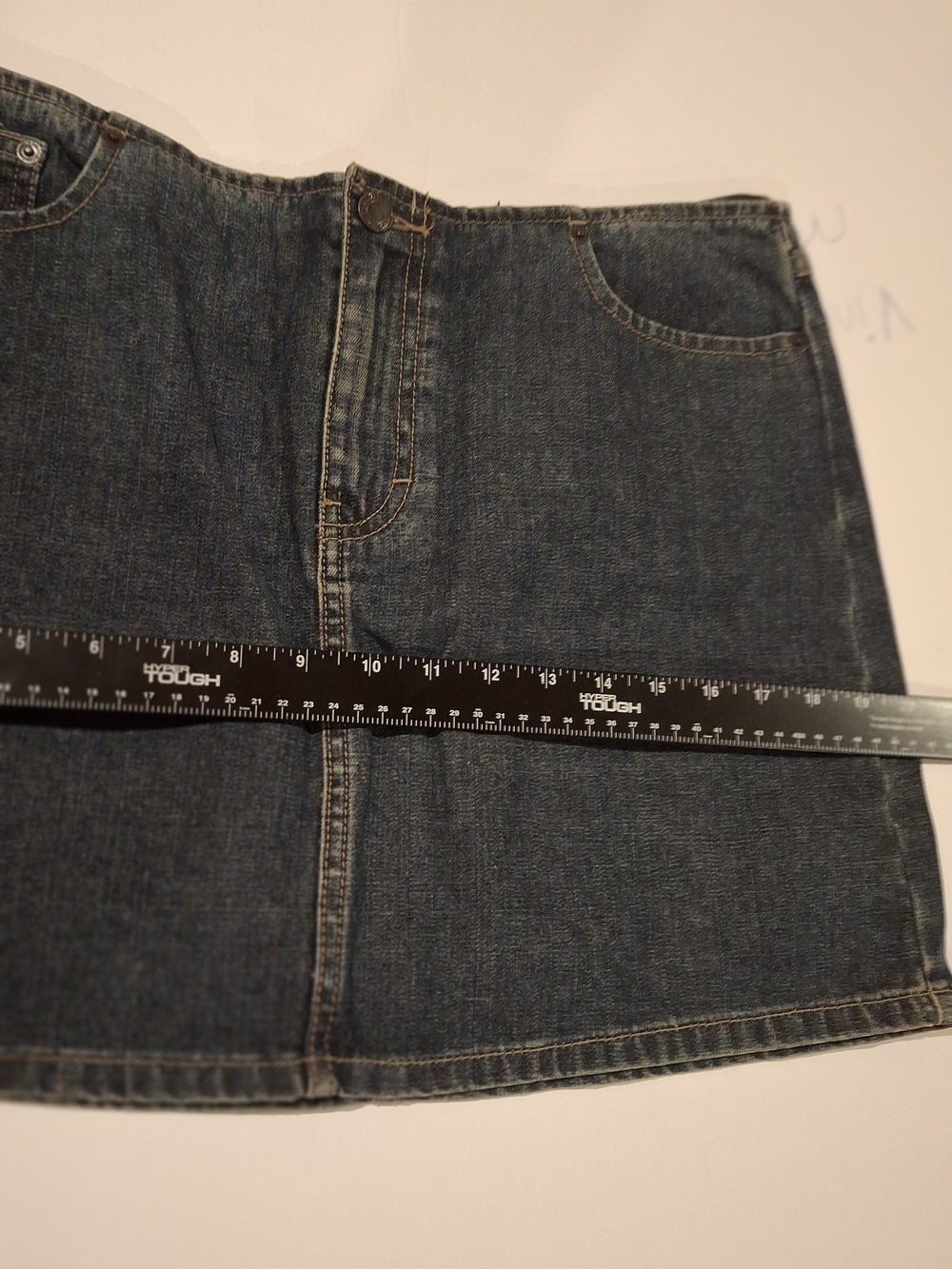 American Eagle Outfitters Dark Blue Denim Mini Skirt - Picture 13 of 14